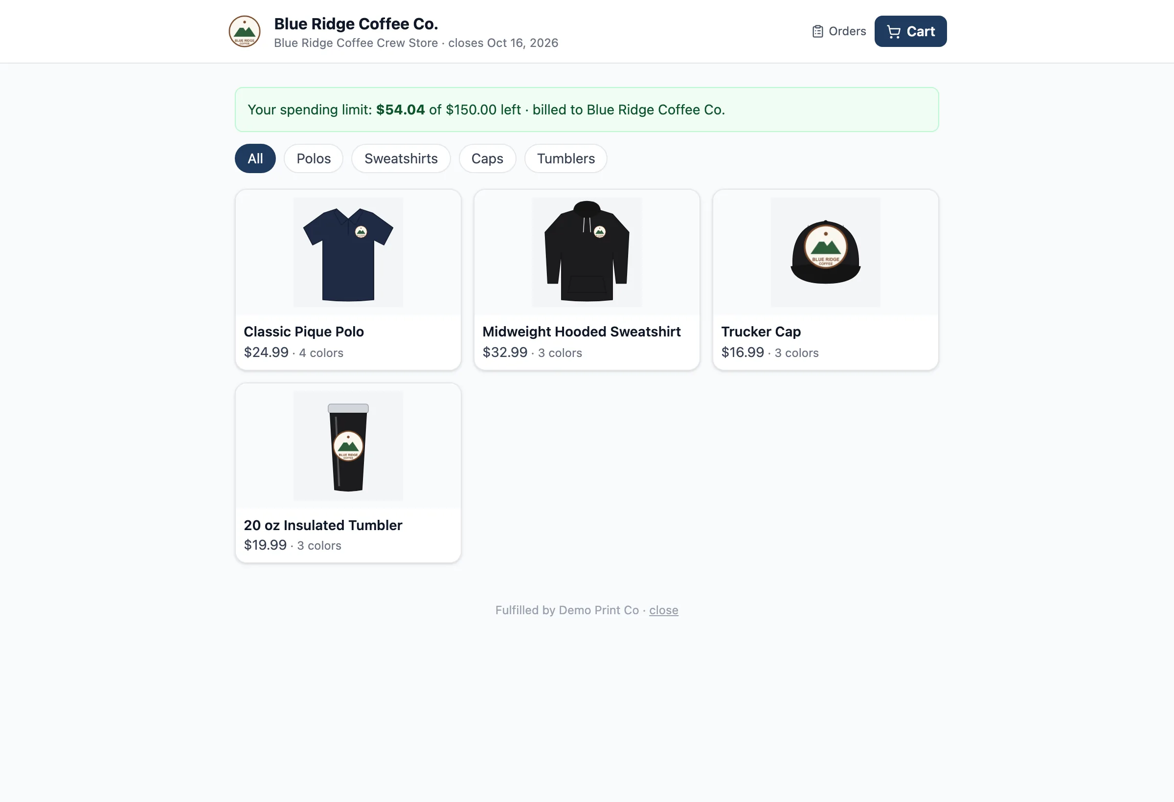 The storefront